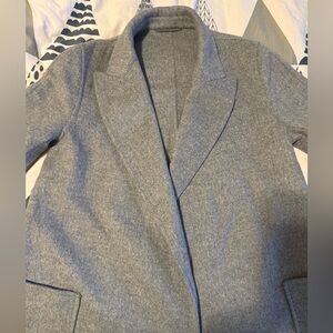 Gray Wool and Cashmere Blend Garment
